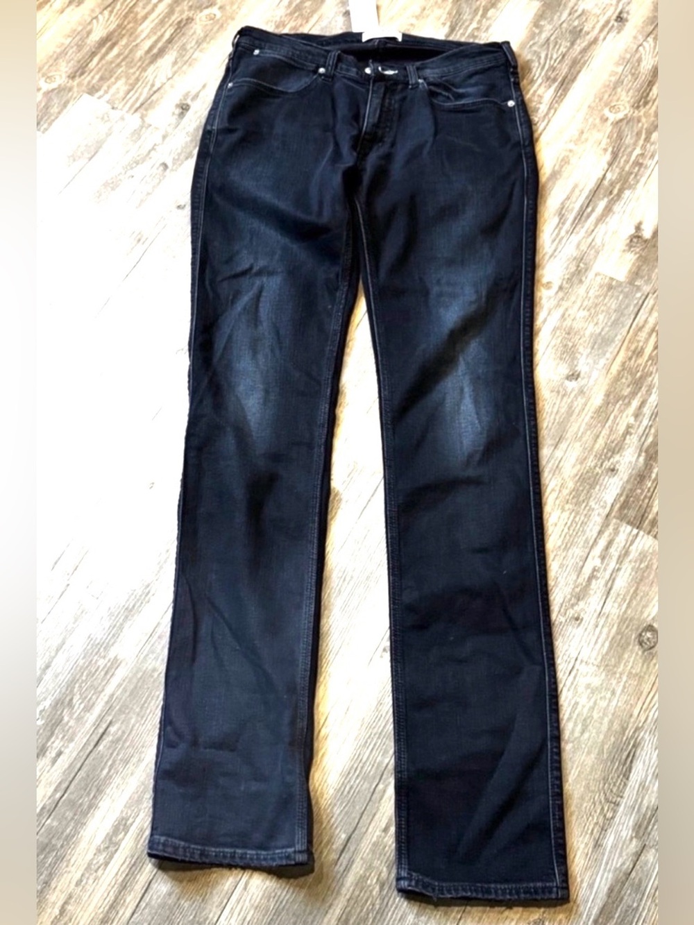 Acne Studios Mac Man Ray Dark Wash Slim Leg Jeans Size 34